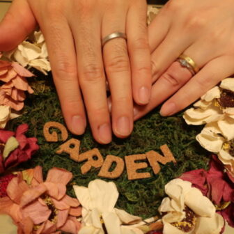 BAUMの婚約指輪とYUKAHOJOの結婚指輪　