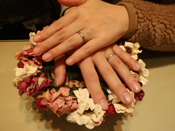【大阪府池田市】FISCHERの結婚指輪をご成約頂きました。