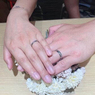 明石市「FISCHER」の結婚指輪をご成約頂きました