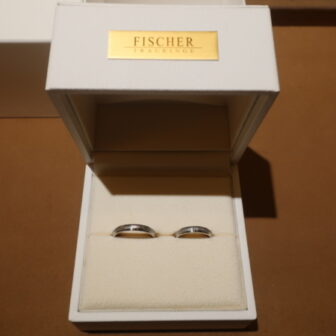 奈良県天理市】FISCHER（フィッシャー）の結婚指輪をご成約頂きました。