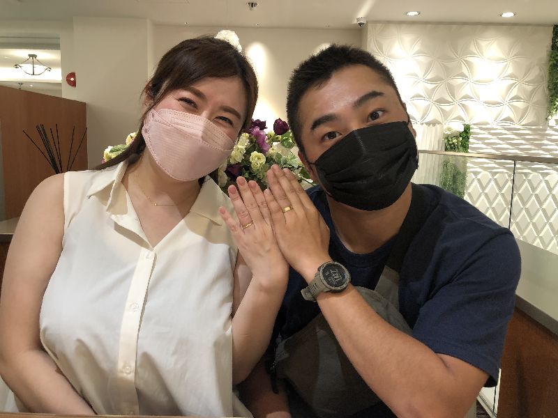 姫路市「FISCHER/カスタマイズ」の結婚指輪をご成約頂きました