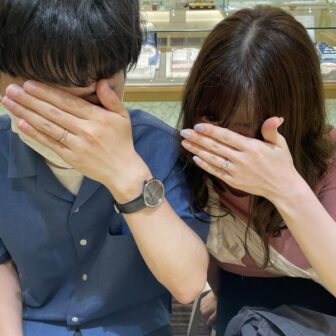 神戸市「IDEAL」の婚約指輪と結婚指輪をご成約頂きました