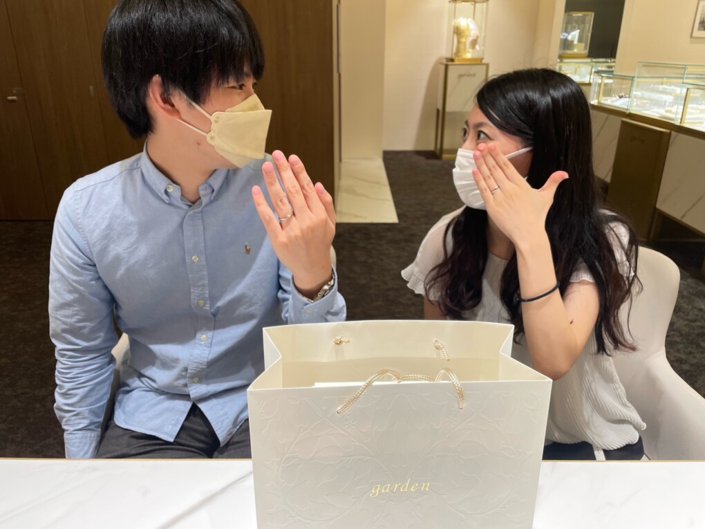 石川県金沢市・能美市 マイスターのスイス鍛造結婚指輪をご成約頂きました