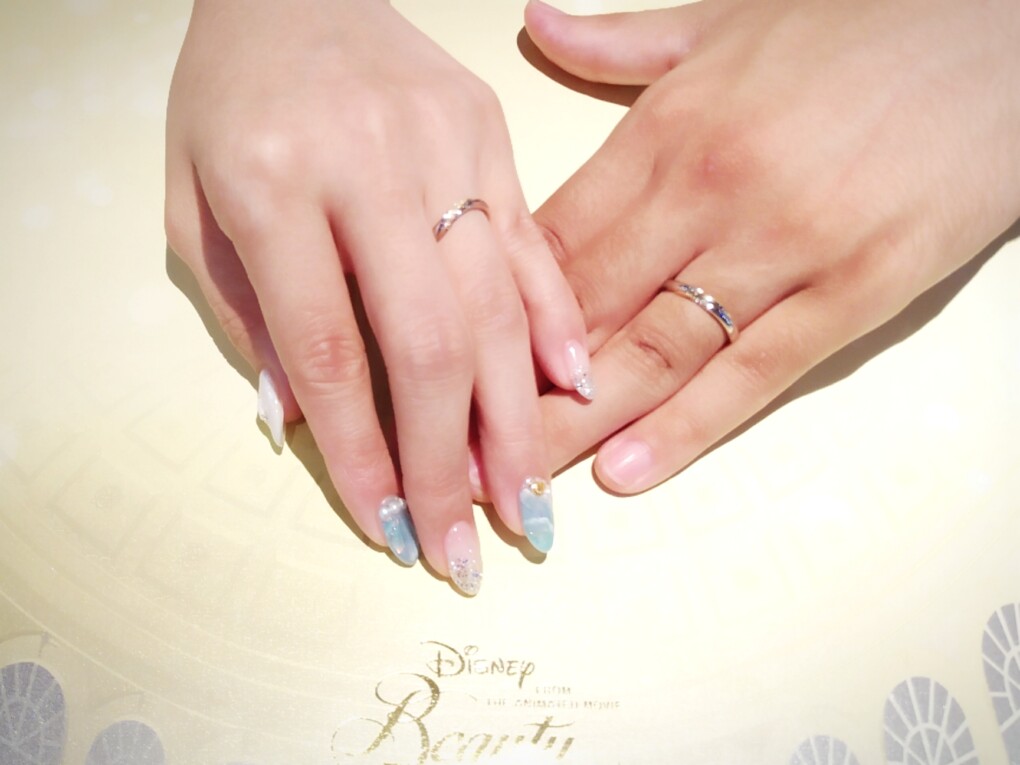 【札幌市】Beauty AND THE BEAST(美女と野獣)の結婚指輪をご成約頂きました。