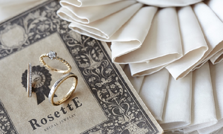ロゼット　婚約指輪　結婚指輪　メイン画像