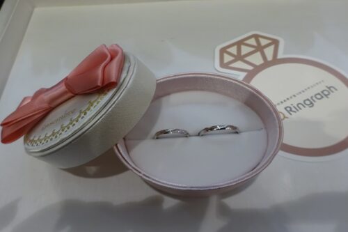大阪府堺市 人気の日本製鍛造ブランド insembre(インセンブレ)の結婚指輪をご成約いただきました
