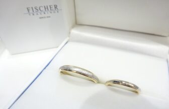 大阪府堺市 サプライズでアムールアミュレットの婚約指輪とフィッシャーの結婚指輪をご成約いただきました