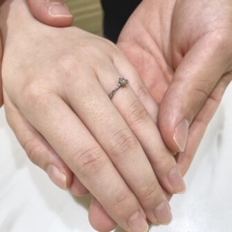 兵庫県神戸市　Promise Ringの婚約指輪をご成約頂きました。