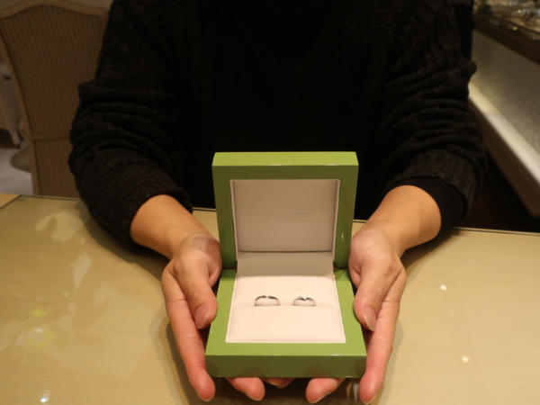 【兵庫県尼崎市】LAPAGE（ラパージュ）の結婚指輪をご成約頂きました