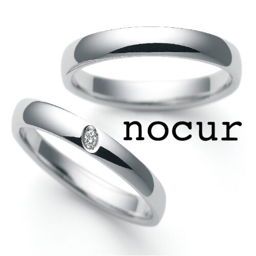 ノクルの結婚指輪でストレートデザイン