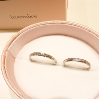 大阪府泉南市 ヨーロッパの素敵な言い伝えをコンセプトとした「インセンブレ」の結婚指輪をご成約いただきました