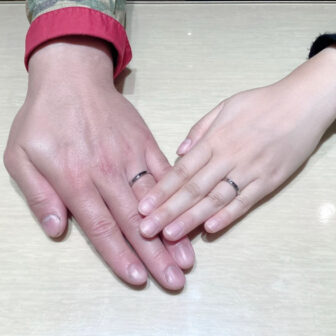 大阪府八尾市｜強度、着け心地が良いフィッシャー（FISCHER）の結婚指輪をペアでご成約いただきました