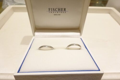 和歌山県和歌山市 つけ心地抜群！FISCHER(フィッシャー)の結婚指輪をご成約いただきました