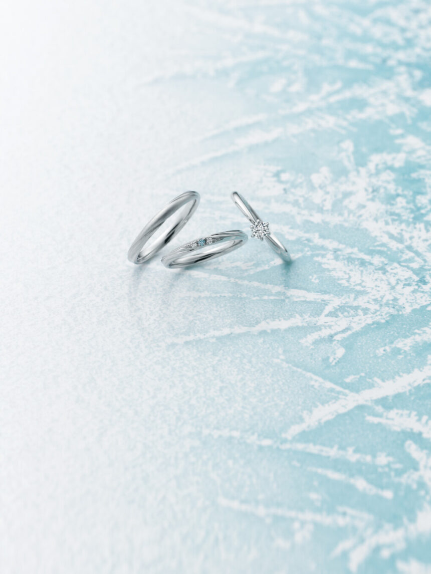 Ice Blue DIAMONDの指輪の写真