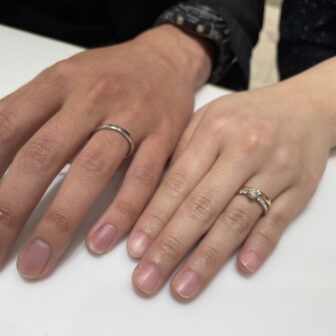 京都舞鶴市・石川金沢市 マリアージュの婚約指輪・フィッシャーの結婚指輪をご成約いただきました
