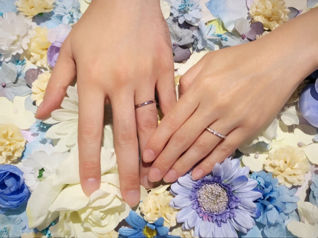 【札幌市】TrueLove(トゥルーラブ)とSomethingBlue(サムシングブルー)の結婚指輪をご成約頂きました。