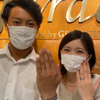 兵庫県加古川市「OCTAVE」の結婚指輪をご成約頂きました。