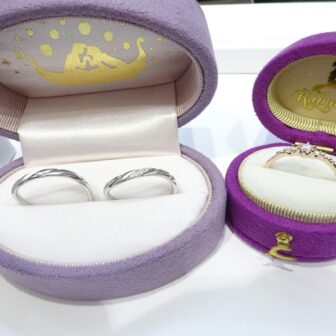 大阪府堺市 圧倒的人気のディズニープリンセス ラプンツェル の婚約指輪・結婚指輪セットでご成約いただきました