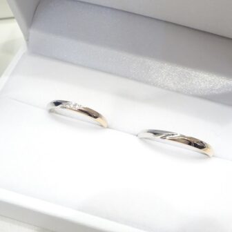 大阪府泉佐野市 毎日身に着けやすいお洒落な結婚指輪をgardenりんくう泉南オリジナルからご成約いただきました