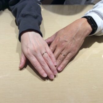 東大阪市｜フィッシャー(FISCHER)とアムールアミュレット(AMOURAMULET)の結婚指輪をご成約いただきました