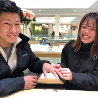 姫路市　OCTAVEの結婚指輪をご成約頂きました。