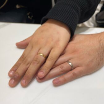 京都市左京区 世界最高峰でドイツの鍛造フィッシャーの結婚指輪をご成約頂きました