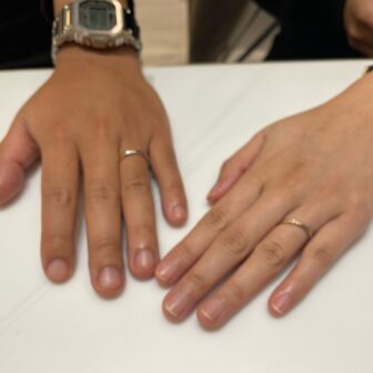 大阪府枚方市 ロゼットの結婚指輪をご成約頂きました