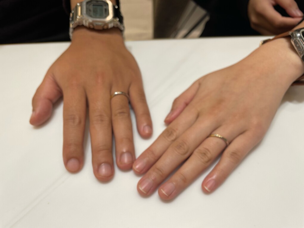 大阪府枚方市 ロゼットの結婚指輪をご成約頂きました
