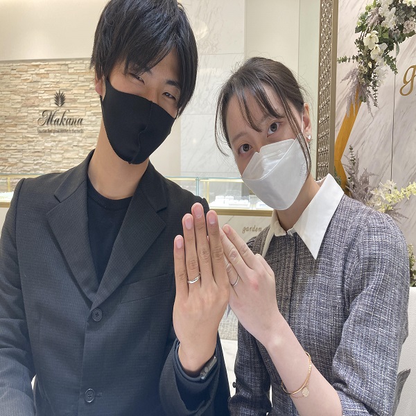 滋賀県大津市｜世界一の強度を誇るFISCHERの結婚指輪をご成約頂きました