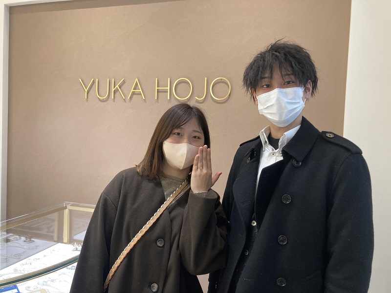 京都府宇治市・城陽市｜アンティーク調で人と被らないデザインが人気な「YUKAHOJO」の婚約指輪をご成約頂きました