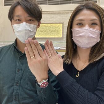 京都福知山市FISCHER結婚指輪ご成約