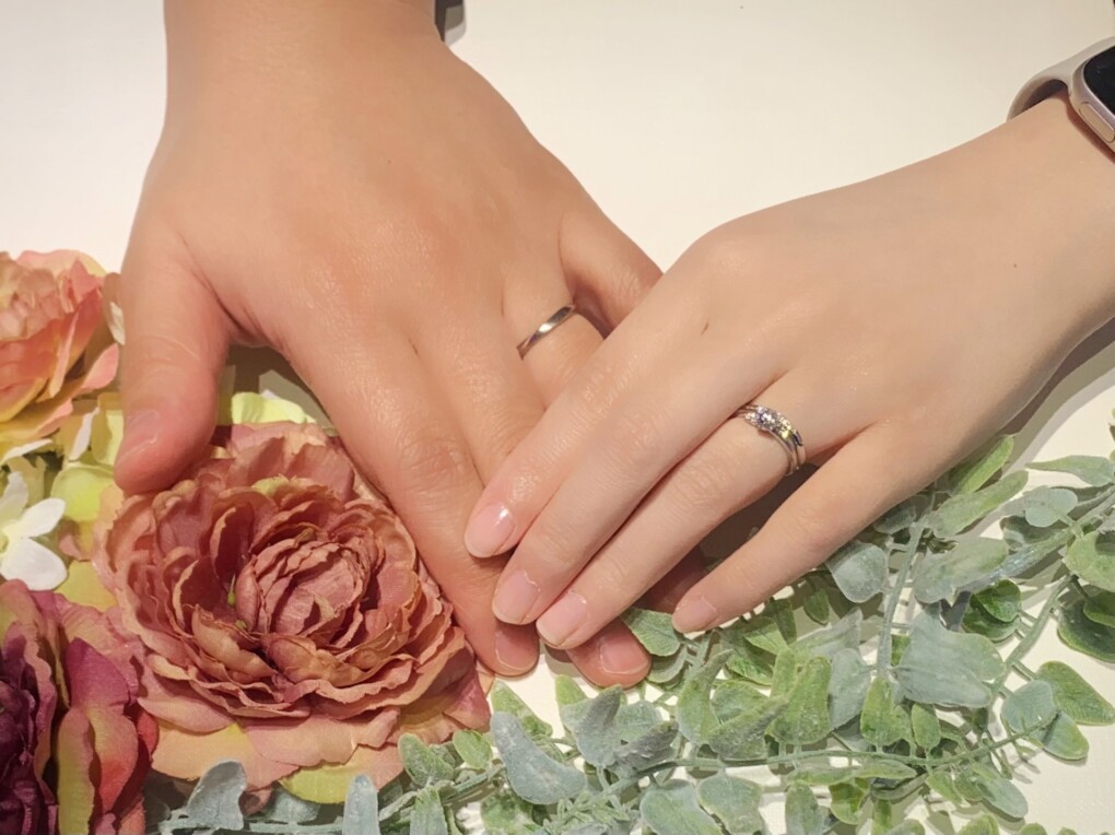 【札幌市】PROPOSEオリジナルの婚約指輪・結婚指輪をご成約頂きました。