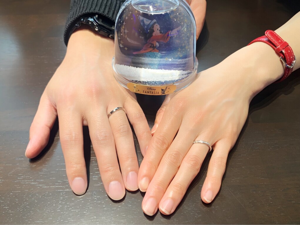 【札幌市】Disney FANTASIA(ファンタジア)の結婚指輪をご成約頂きました。