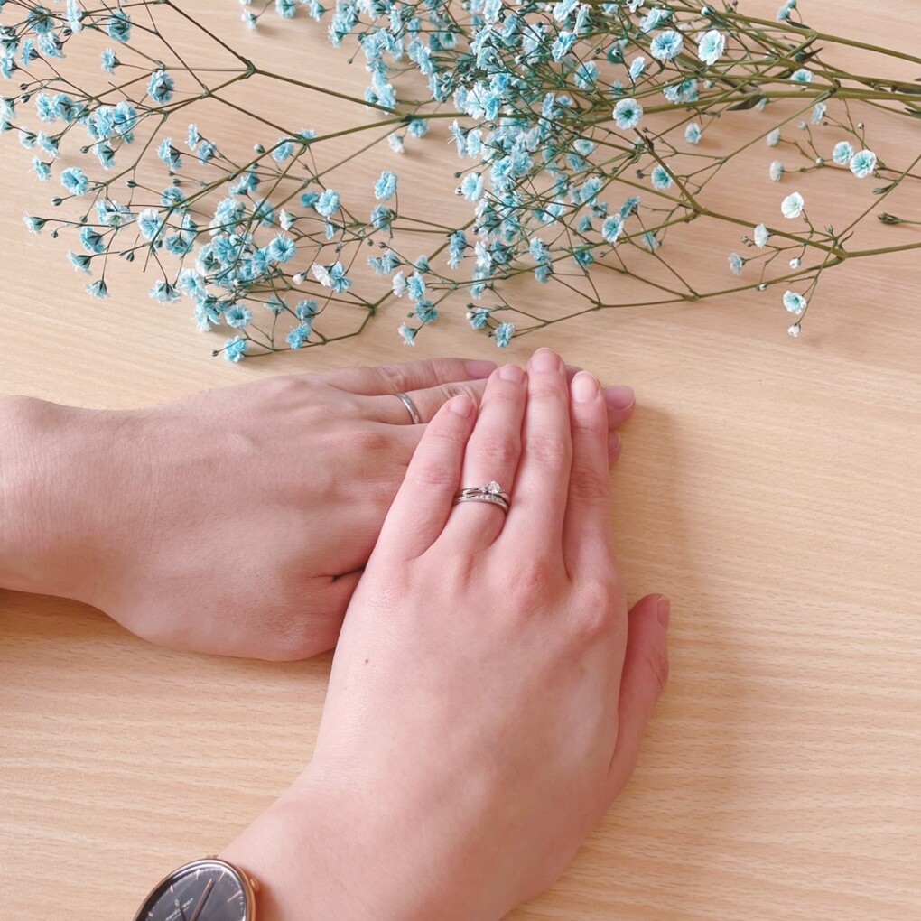 【札幌市】IceBlueDIAMOND(アイスブルーダイヤモンド)の婚約指輪・結婚指輪をご成約頂きました。