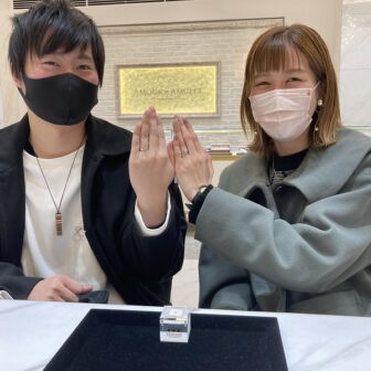 滋賀県栗東市｜アンティーク調のgardenオリジナル婚約指輪・強度世界一のFISCHERで結婚指輪をご成約頂きました