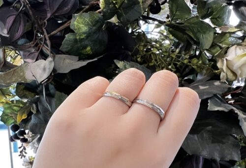京都結婚指輪フィッシャー２色