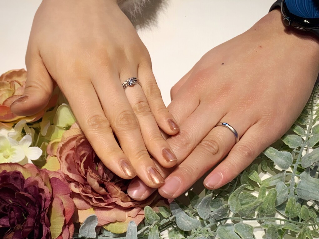【札幌市】PROPOSEオリジナルの婚約指輪とCAFERING (カフェリング)の結婚指輪をご成約頂きました。