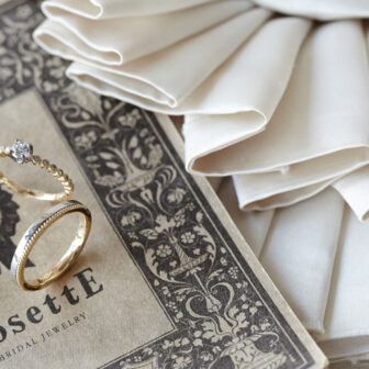 garden本店のロゼットのしずくの結婚指輪の画像