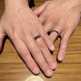 大阪府堺市西区｜鍛造の婚約指輪アイデアルと結婚指輪フィッシャーをご成約いただきました