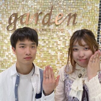 garden神戸三ノ宮でフィッシャー結婚指輪をご成約頂きました4
