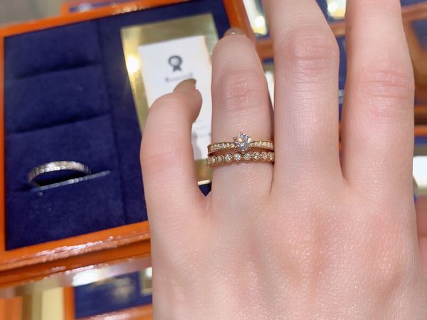 大阪ロゼットの人気結婚指輪星空