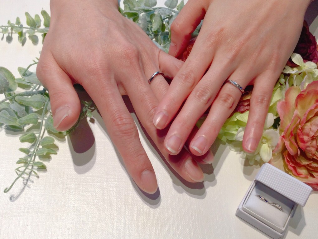 【札幌市】SWEET BLUE DIAMOND(スイートブルーダイヤモンド)の結婚指輪をご成約頂きました。