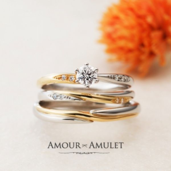 AMOUR AMULET 2色コンビリング INFINITE