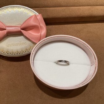 和歌山県和歌山市 １本からでも注文可能なインセンブレの結婚指輪をご成約いただきました