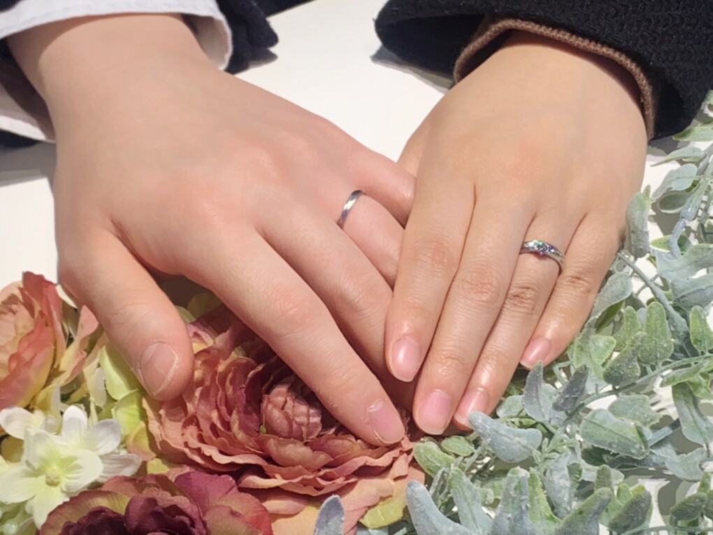 【札幌市】Disney Cinderella(シンデレラ)の婚約指輪と結婚指輪をご成約頂きました。