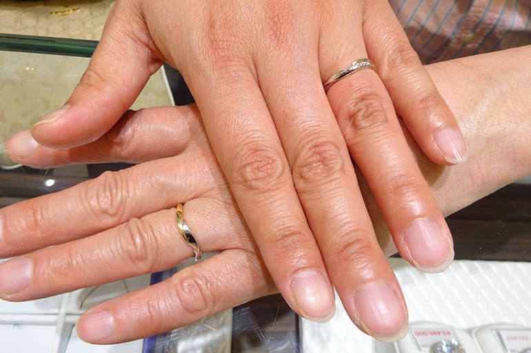 大阪府泉南市｜歴史の1ページというお2人の始まりをコンセプトにしたラパージュの結婚指輪をご成約いただきました