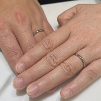 神戸市西区「FISCHER」の結婚指輪をご成約頂きました。