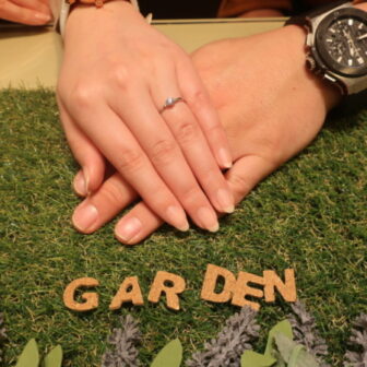BAUMの婚約指輪をご成約頂きました