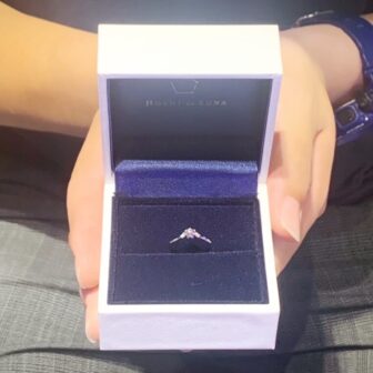 【札幌市】HOSHI no SUNA(星の砂)の婚約指輪をご成約頂きました。