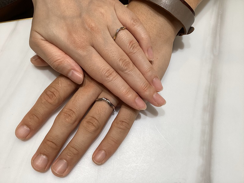 和歌山県和歌山市：ラパージュの結婚指輪をご成約頂きました